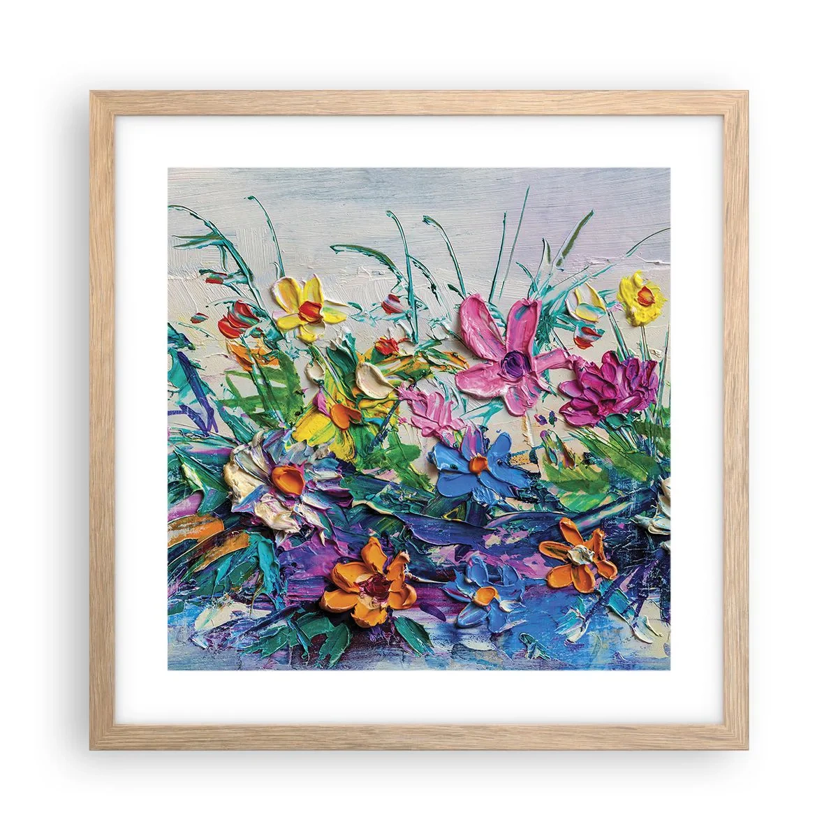 Poster in cornice rovere chiaro - Natura per niente morta - 40x40 cm