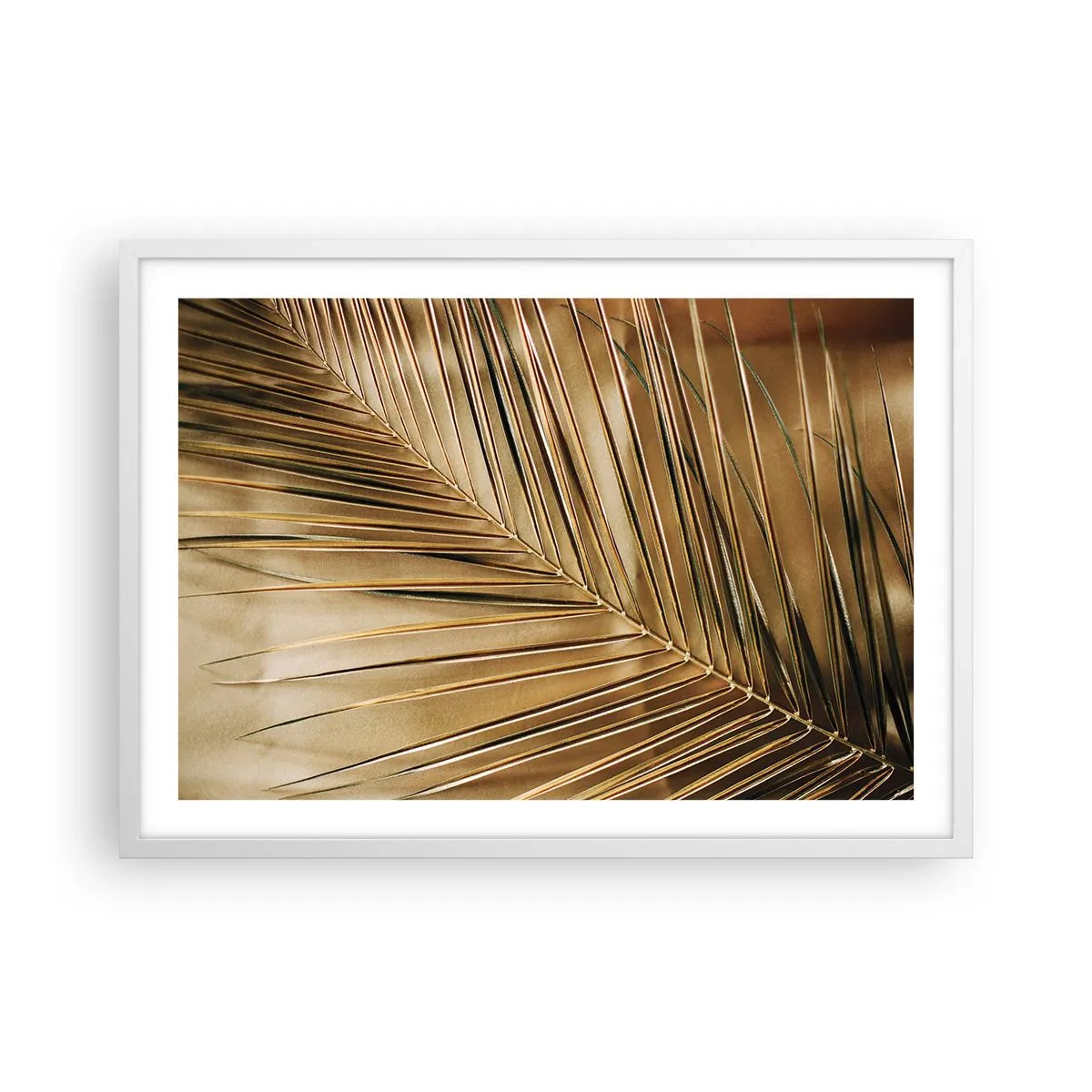 Poster in cornice bianca - Colonnato naturale - 70x50 cm