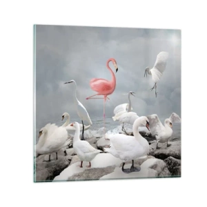 Quadro su vetro - Come sono arrivato qui? - 60x60 cm