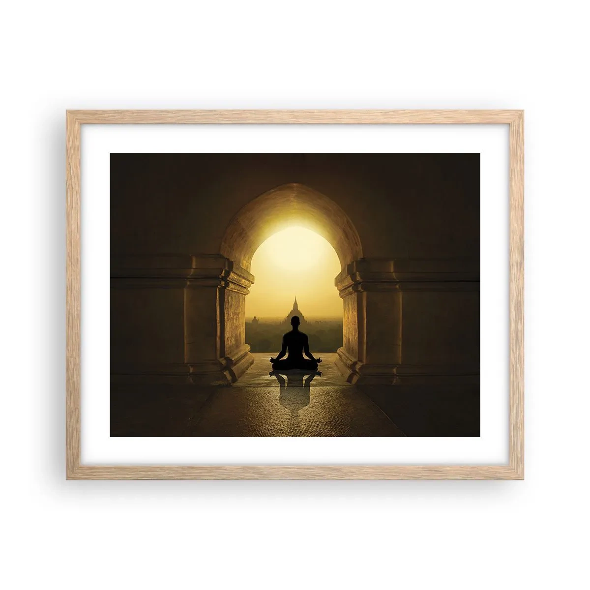 Poster in cornice rovere chiaro - Armonia completa - 50x40 cm