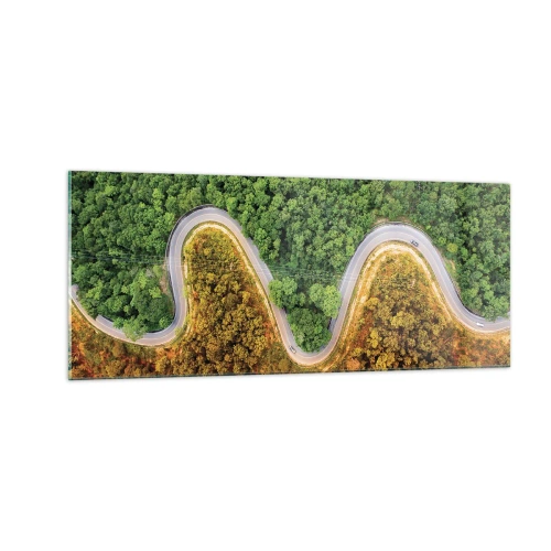 Quadro su vetro - Confine e separazione - 100x40 cm