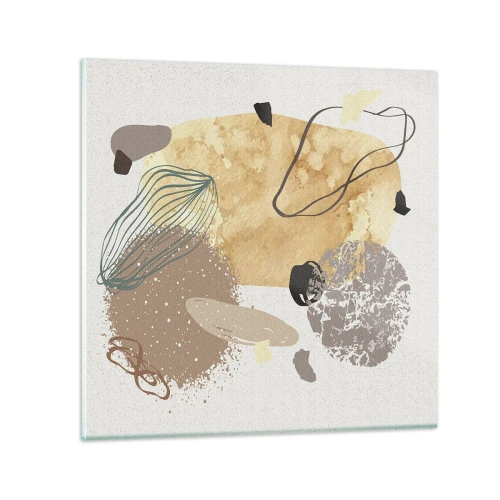 Quadro su vetro - Schizzologia applicata - 30x30 cm