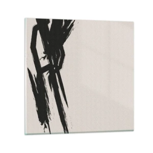 Quadro su vetro - Corsa sfrenata - 70x70 cm