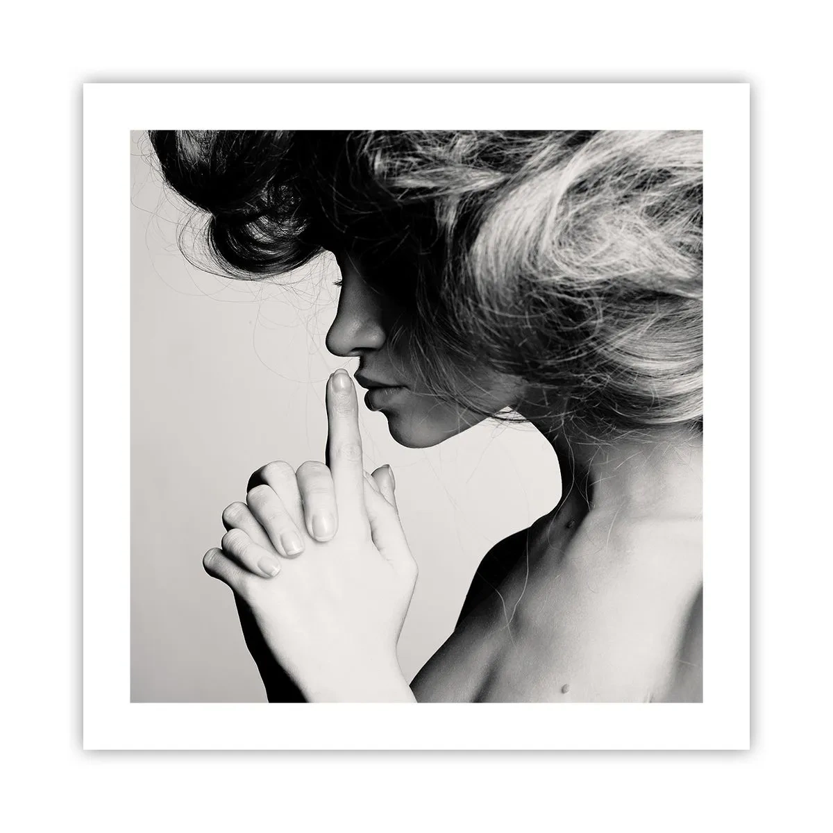 Poster - Ascoltando se stessa - 50x50 cm
