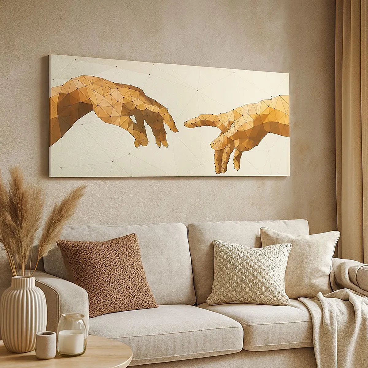 Quadro su tela - Stampe su Tela - Geometria divina - 100x40 cm