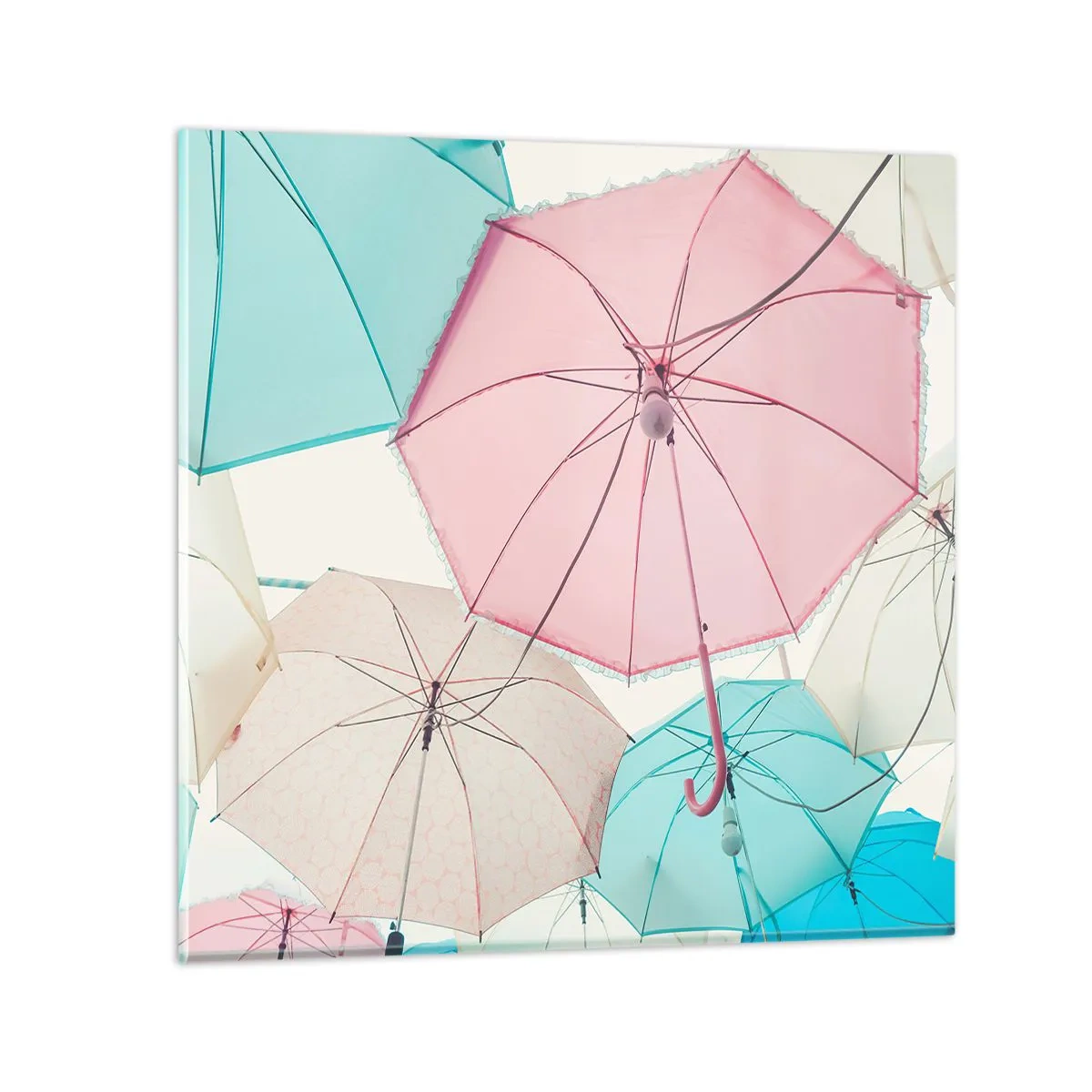 Quadro su vetro - A volte sole, a volte pioggia - 40x40 cm