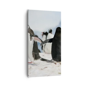 Quadro su tela - Stampe su Tela - Danza sulla neve - 55x100 cm