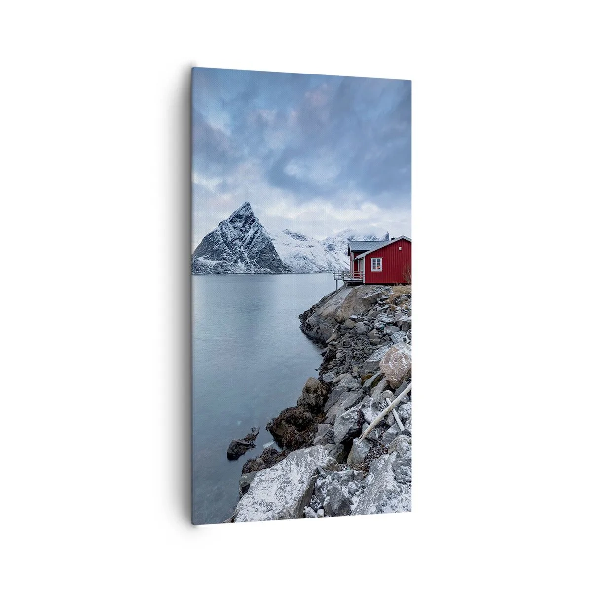 Quadro su tela - Stampe su Tela - Rifugio scandinavo - 65x120 cm