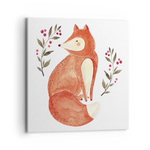 Quadro su tela - Stampe su Tela - Piccola rossa - 70x70 cm