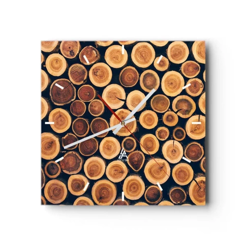 Orologio da parete - Orologio in Vetro - Quanti anni mi dai? - 40x40 cm