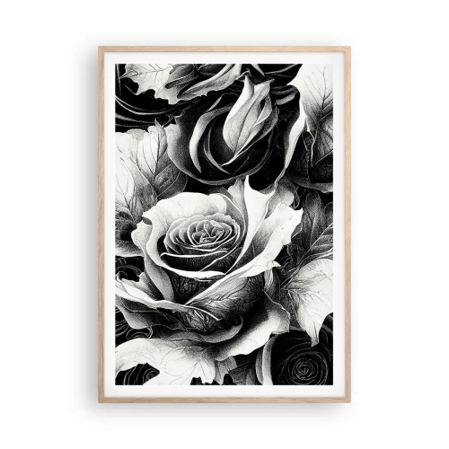 Poster in cornice rovere chiaro - Sempre regina - 70x100 cm