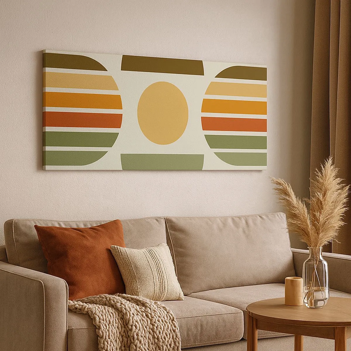 Quadro su tela - Stampe su Tela - Nei colori della terra - 100x40 cm