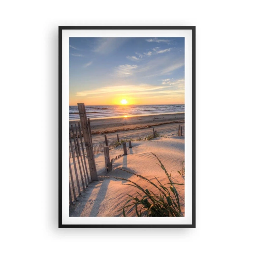 Poster in cornice nera - Luci e ombre del vento - 61x91 cm
