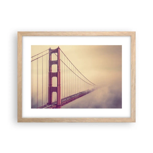 Poster in cornice rovere chiaro - Tra il cielo e la terra - 40x30 cm