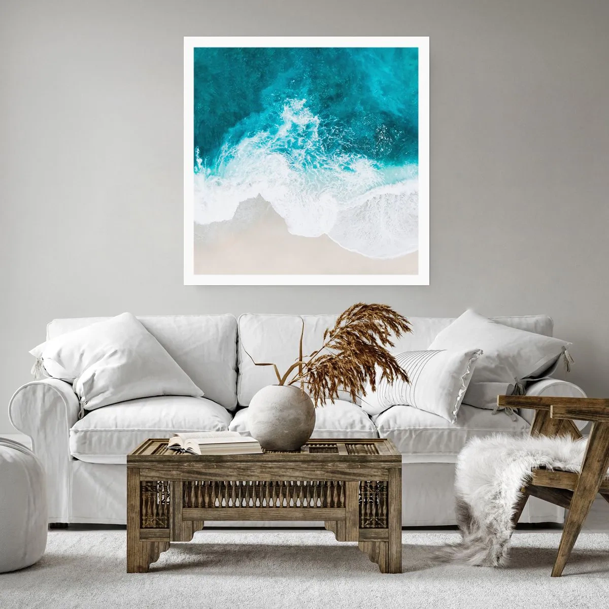 Poster - Morbidezza naturale - 60x60 cm