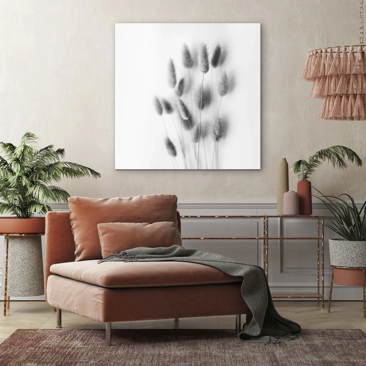 Quadro su tela - Stampe su Tela - Erba soffice - 40x40 cm