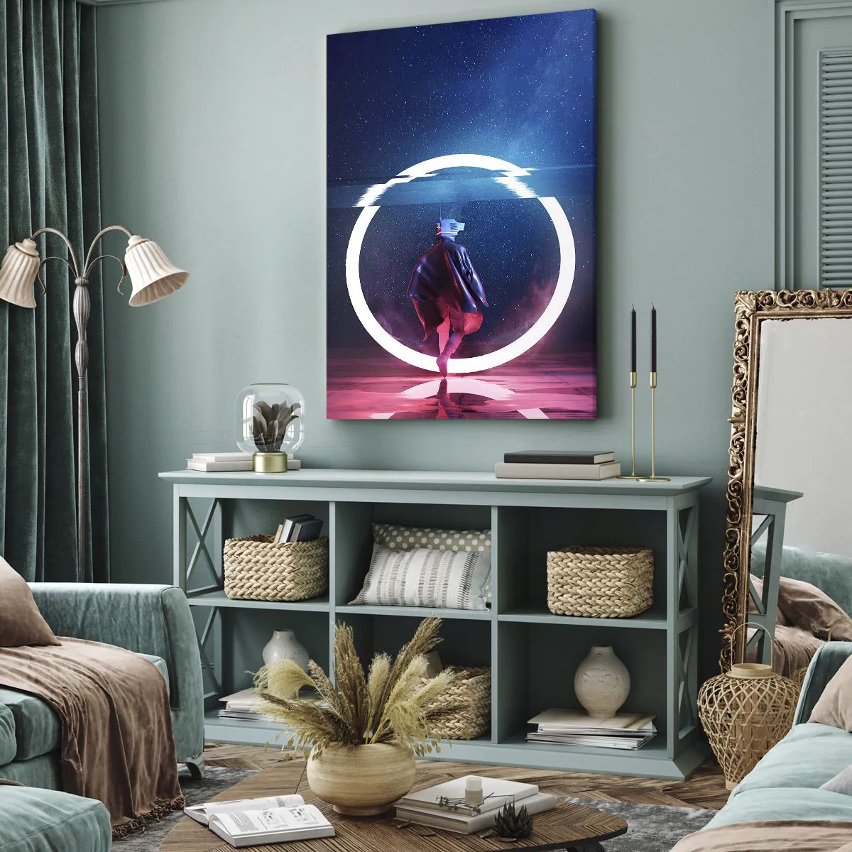 Quadro su tela - Stampe su Tela - Tra due mondi - 55x100 cm