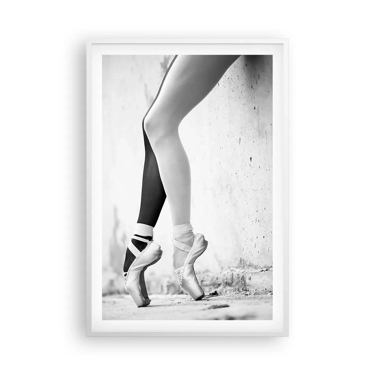 Poster in cornice bianca - Ballerina, voilà! - 61x91 cm
