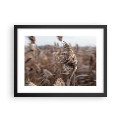 Poster in cornice nera - è tempo di volare col vento - 40x30 cm