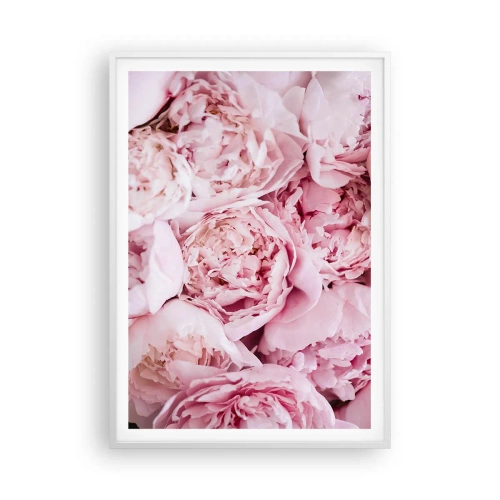 Poster in cornice bianca - Morbide e profumate - 70x100 cm