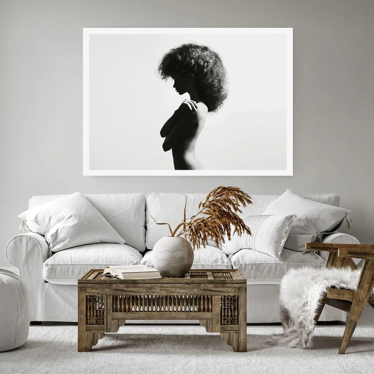 Poster - Come un fiore su un gambo snello - 70x50 cm