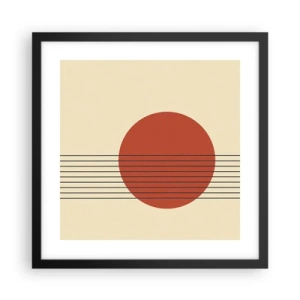 Poster in cornice nera - Nel cerchio e oltre - 40x40 cm