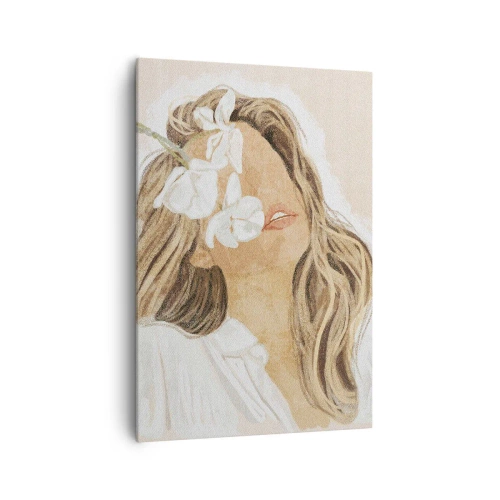 Quadro su tela - Stampe su Tela - In estasi tra i fiori - 70x100 cm