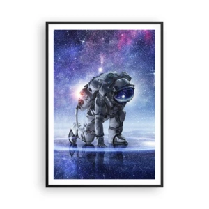 Poster in cornice nera - Il cielo stellato sopra di me - 70x100 cm