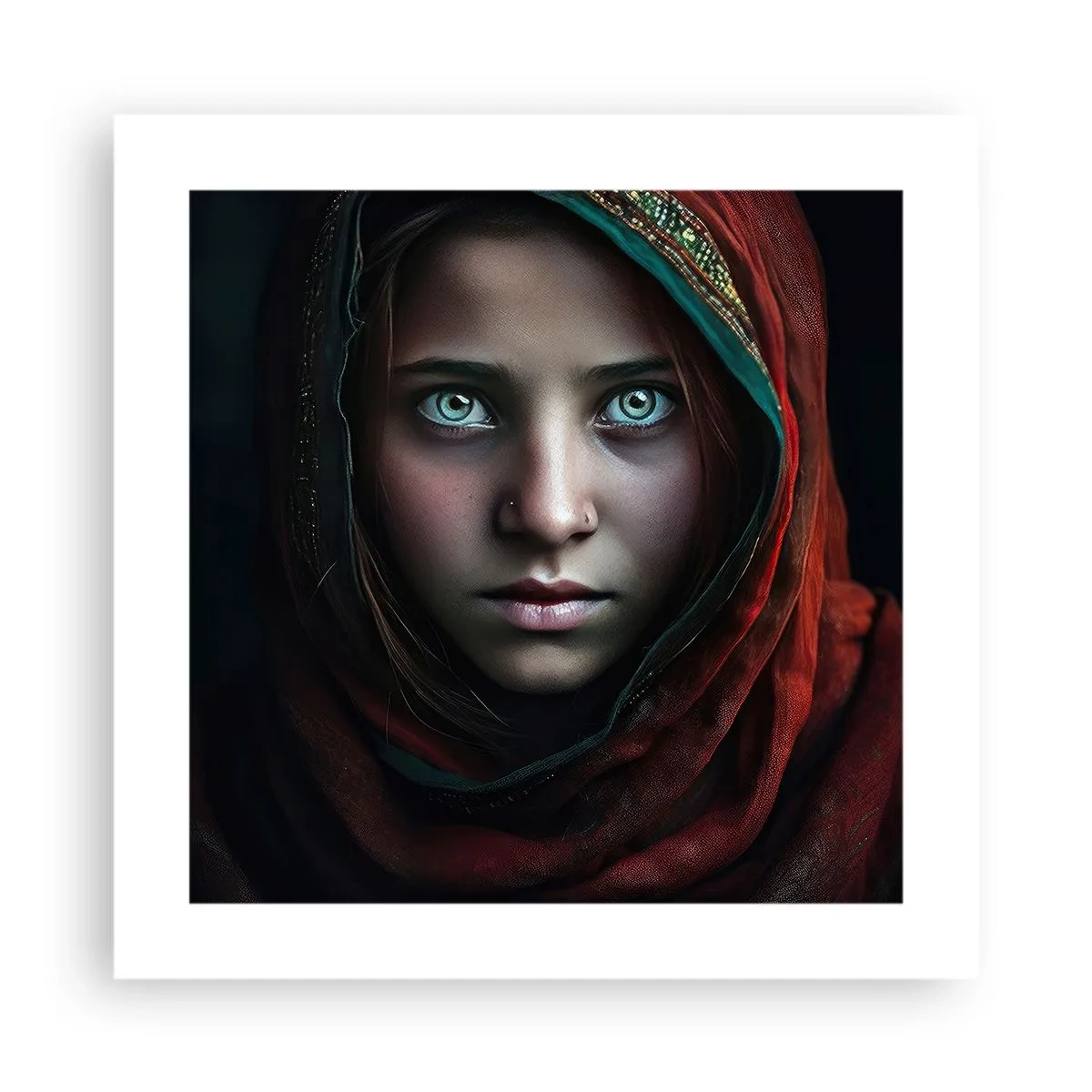 Poster - Principessa d'oriente - 40x40 cm