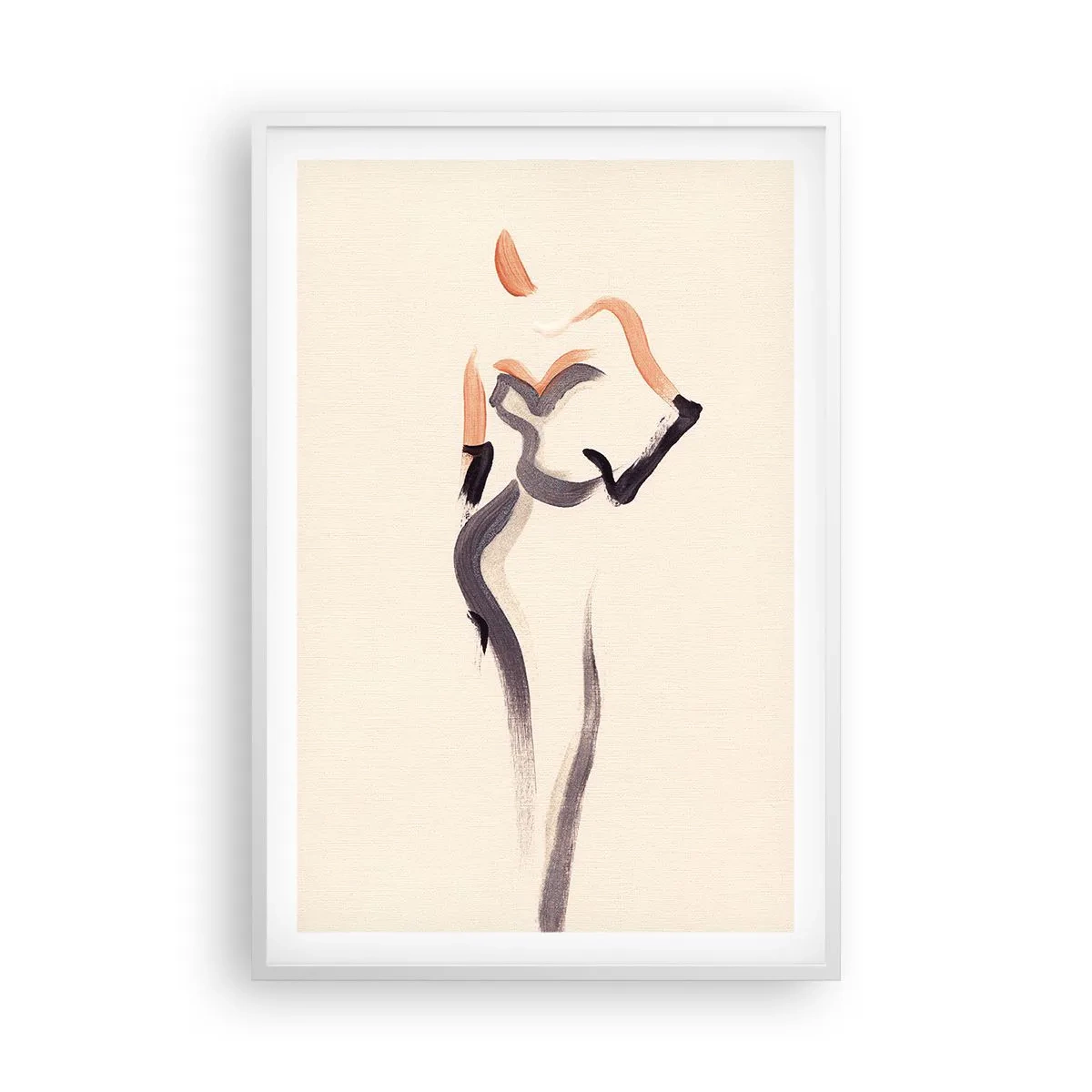 Poster in cornice bianca - Gli anni d'oro di Hollywood - 61x91 cm