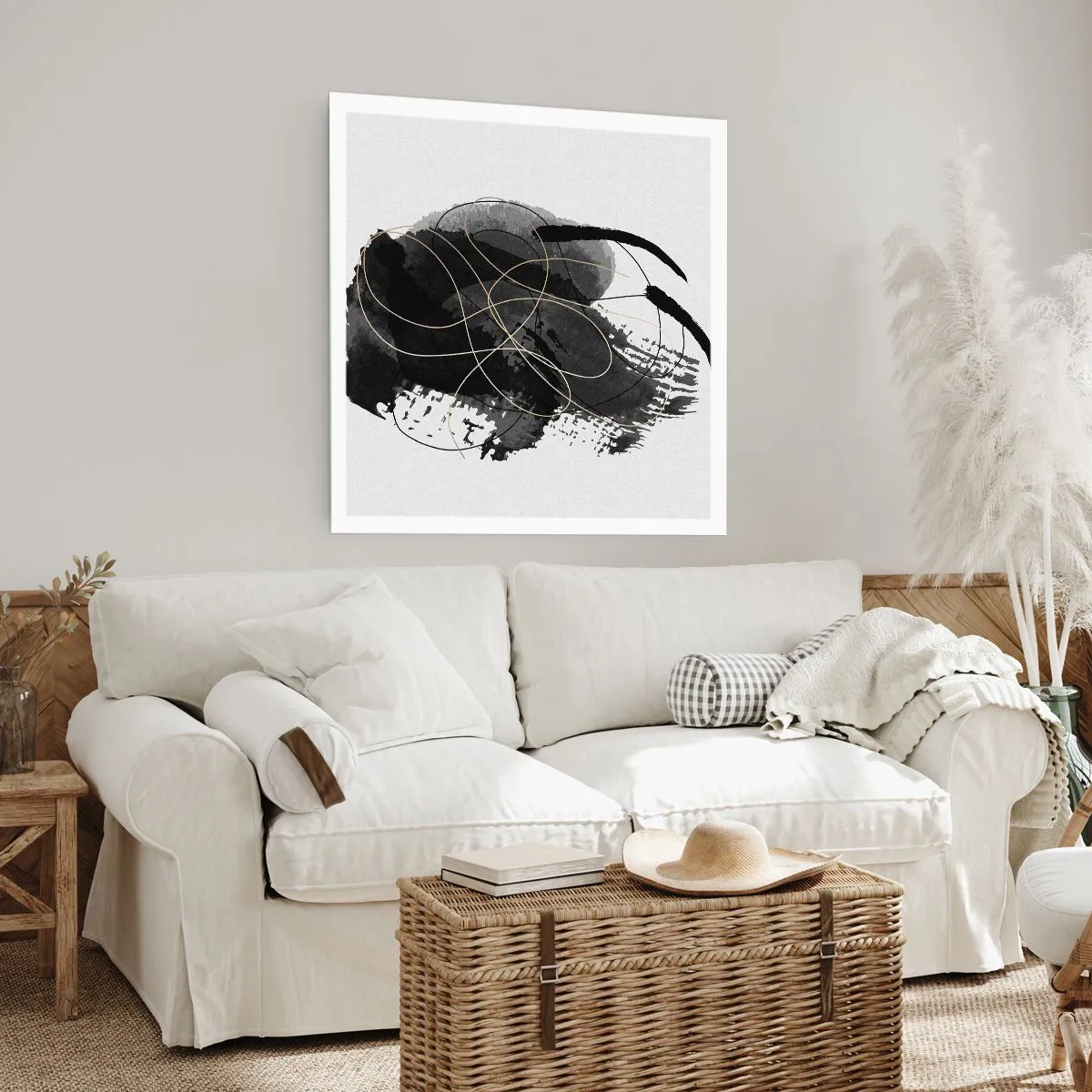 Poster - Nato dal nero - 60x60 cm