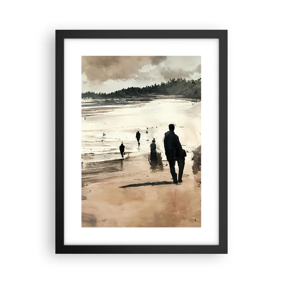 Poster in cornice nera - Convocati - 30x40 cm