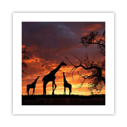 Poster - Piccola cena tra amici - 40x40 cm