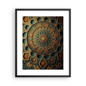 Poster in cornice nera - Atmosfera araba - 40x50 cm