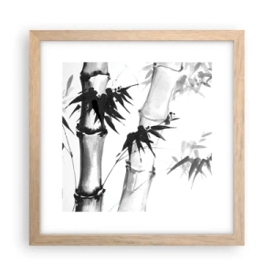 Poster in cornice rovere chiaro - Particolare d'oriente - 30x30 cm