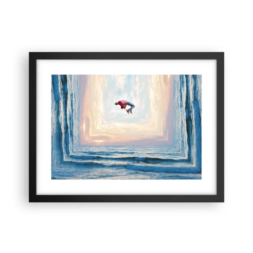 Poster in cornice nera - In un'altra dimensione - 40x30 cm