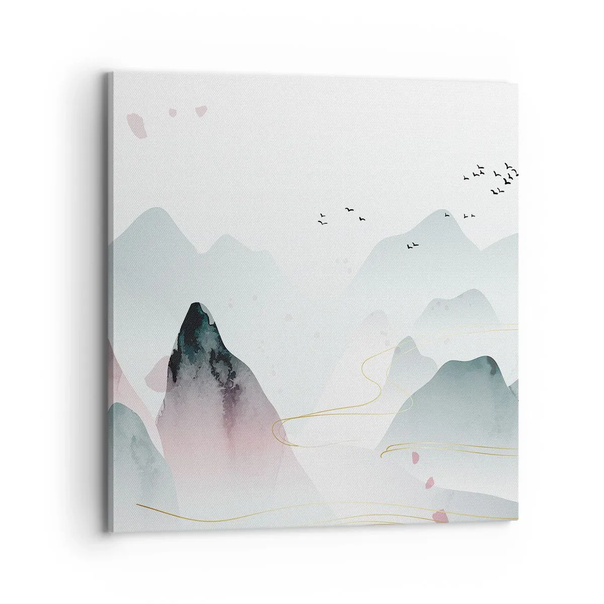 Quadro su tela - Stampe su Tela - Oltre le cime - 70x70 cm