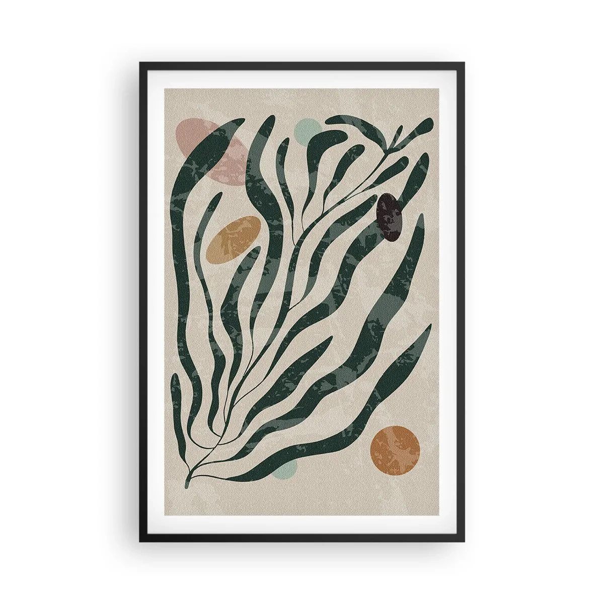 Poster in cornice nera - Tra il verde - 61x91 cm