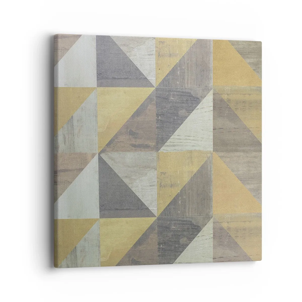 Quadro su tela - Stampe su Tela - Secondo i triangoli - 40x40 cm