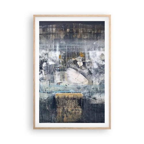 Poster in cornice rovere chiaro - Talvolta è facile, talvolta è difficile - 61x91 cm