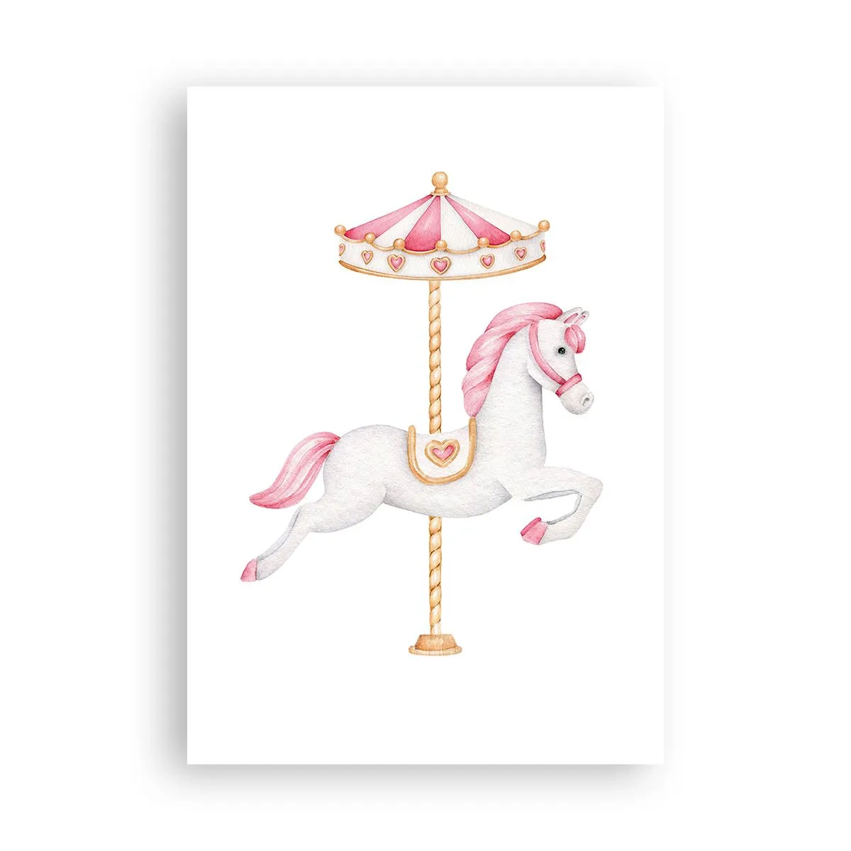 Poster - Partito al galoppo. - 70x100 cm