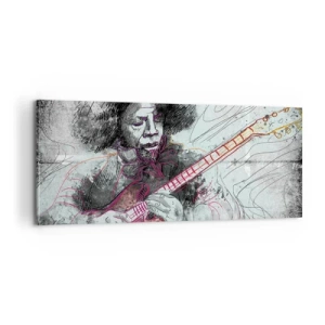 Quadro su tela - Stampe su Tela - Sulle onde della musica - 100x40 cm