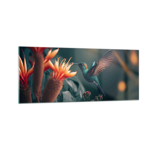 Quadro su vetro - Una vita davvero a colori - 100x40 cm