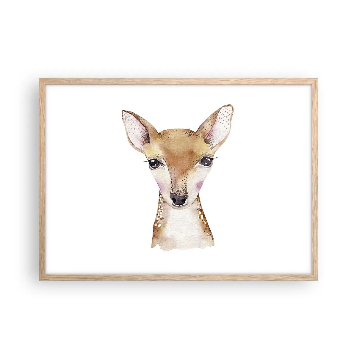 Poster in cornice rovere chiaro - La natura dell'innocenza - 70x50 cm