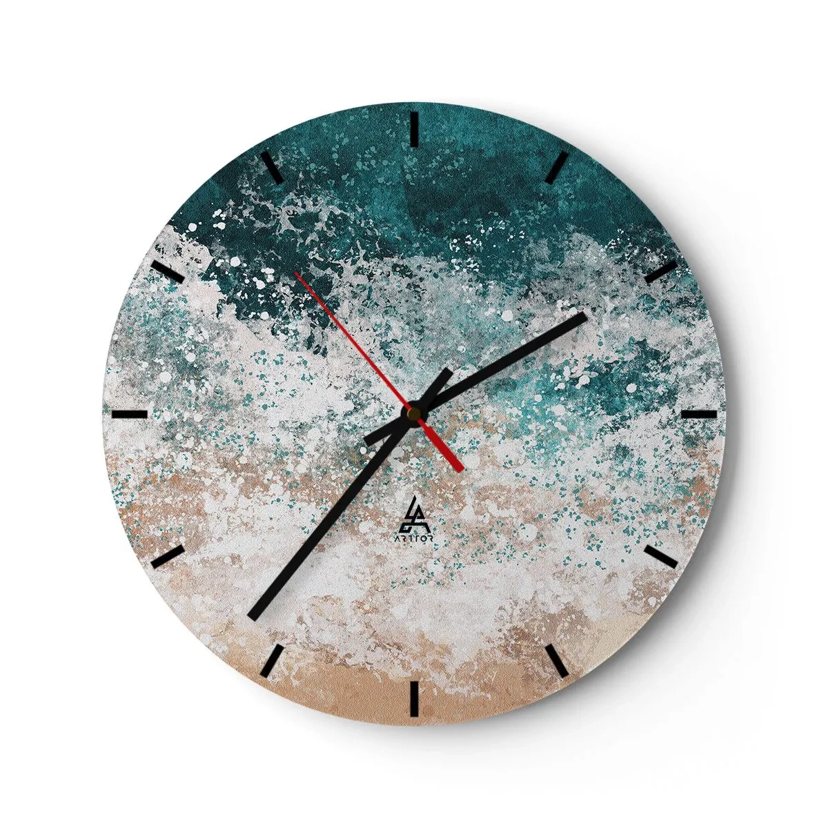 Orologio da parete - Orologio in Vetro - Storie di mare - 40x40 cm