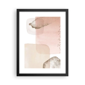 Poster in cornice nera - Incontro attraverso il colore - 30x40 cm