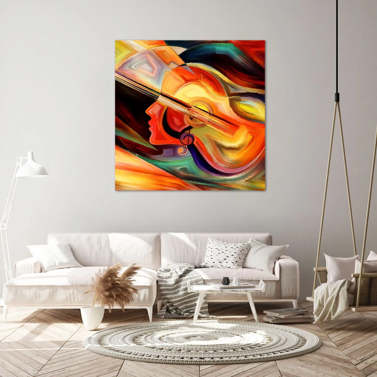 Quadro su tela - Stampe su Tela - L'armonia dei suoni - 30x30 cm