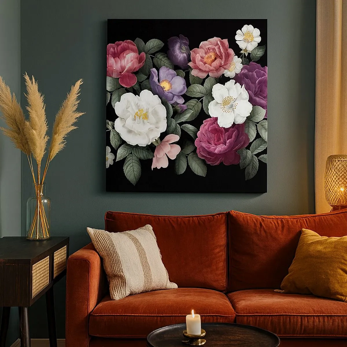 Quadro su tela - Stampe su Tela - Dal giardino inglese - 30x30 cm