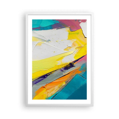Poster in cornice bianca - Anatomia della luce - 50x70 cm