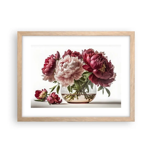 Poster in cornice rovere chiaro - Bellezza in piena fioritura - 40x30 cm